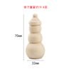 Manualidades de Madera Adornos Figuras de Madera Muñecas de Madera Pintadas Creativas para Niños Madera Natural Color Figuras Pequeñas de Madera Al por Mayor