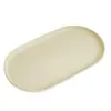 Bandeja Oval de PP Coreana Prato para Lanches Estilo Escandinavo ins Prato para Dumpling Armazenamento de Joias Louças Prato de Toalha para Sobremesa