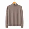 Suéter de punto para mujer estilo coreano Otoño/Invierno de cuello alto, top base