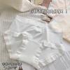 Ropa Interior de Niña de Seda de Hielo con Lazo Tipo Antibacteriano Grado a Algodón 100% Extendido Transpirable Cintura Media Calzones de Estudiante