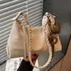 Bolso de Axila de Cuero Encerado Aceitado de Moda para Mujer, Nuevo Bolso HOBO Retro de Alto Valor Casual, Bolso Cruzado de Hombro Único Versátil y Elegante