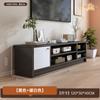 Mueble de TV para Sala de Estar Almacenamiento para el Hogar Gabinete Integrado Uso en Apartamentos Pequeños Casas de Alquiler Soporte de TV de Piso
