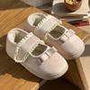 Nuevas Pantuflas de Algodón 2025 para Mujer, Estilo Mary Jane Cerradas para Invierno, Suela Gruesa, Antideslizantes, Cómodas, Estilo Japonés, Adecuadas para Uso en Exteriores en Otoño e Invierno