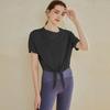 Nueva Camiseta Deportiva Ligera de Secado Rápido Manga Corta para Mujer Ropa de Yoga Blusa Holgada Talla Grande Ropa de Fitness Top Verano
