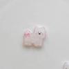 Acessórios de Filhote de West Highland Terrier em Acrílico Patch Decoração de Sapato Pingente de Celular DIY Base para Pingente de Celular DIY