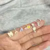 Gato y Pececillo ~ Pendientes de Conjunto de Pececillos Pequeños Infantiles y Lindos para Mujer, Pendientes Dulces de Diseño de Nicho, Estilo Bosque Nuevo Ins