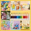 Canetas Marcadoras Acrílicas, à Base de Água, Secagem Rápida, À Prova d'Água, Conjunto de Pintura Infantil, Não Borra, Cores Camadas, 60 Cores, Canetas Aquarela de Feriado