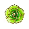 Gancho para Bolso Redondo con Forma de Rosa de Alta Rotación en Stock, Gancho Plegable para Mesa 3D, Gancho Navideño de Flor de Plástico