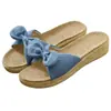 Máquina de borboleta Youerkang Novas Pantufas para Casa Pantufas de linho antiderrapantes para interior Pantufas femininas Venda direta da fábrica