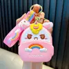 Monedero Llavero de Moda Baloncesto Fútbol Bolsa para Auriculares Bolsa de Almacenamiento Monedero Colgante Juguete Pequeño Regalo Mayoreo