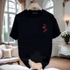 Camiseta de Manga Corta Estilo Chino de Moda Nacional para Hombre Verano 2024 Nueva Moda Casual Versátil Algodón Puro Ropa Superior