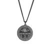 Collares Hip Hop de Moda para Hombres y Mujeres Sello de Riqueza del Arcángel Símbolo Patrón Fabricante Venta al por Mayor Collar de Acero Inoxidable