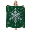 Manta de Franela de Ángel Navideño Simple Transfronteriza, Manta Cubierta para Aire Acondicionado Estampada, Manta Temática Navideña, Personalizable