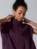 Chaleco de Cuello Alto Cálido Transfronterizo Chaqueta de Fitness para Mujer, Cortavientos y Resistente al Frío Ropa Deportiva para Correr Fitness Chaleco Ropa de Yoga