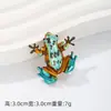Estilo de Moda Europeo y Americano, Broche de Alta Gama Serie Rana, Lindo Animal Príncipe, Pin de Accesorios de Ropa para Mujer de Alta Gama