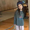 Una Prenda Que Se Puede Usar Sola o en Capas, Se Ve Genial de Ambas Maneras. Suave y Amigable con la Piel para Niños, Camiseta Térmica Gruesa de Dibujos Animados de 260 g