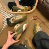 Zapatillas de Entrenamiento Alemanas para Mujer con Estampado de Leopardo y Elevador Oculto Otoño 2026 Retro Ballet Suela Gruesa Suela Suave Deportivas Casuales Zapatos Forrest Gump para Personas Bajas