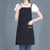 Novo Avental Anti-respingos de Água Doméstico Cozinha Cozinhar Cintura Impressão Personalizada Adulto Trabalho Catering Trabalho Especial