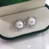 Pendientes de Perla Estilo Nido de Pájaro Clásico de Moda, Pendientes de Perla de Agua Dulce Natural para Mujer, Venta al por mayor de Joyería de Lujo Ligero de Perla de Zhuji