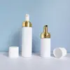 Em Estoque Garrafas Plásticas Espumantes para Pets 100ml 250ml Branco Garrafas Espumantes para Limpeza Facial Tipo Pump Dispensador de Espuma