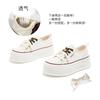 Zapatillas Blancas con Suela de Espuma para Mujer, Nuevos Mocasines Gruesos con Suela Gruesa Primavera 2026, Zapatos Casuales para Mujer, Zapatillas Versátiles para Mujer