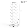 Suporte de Exibição Gatling, Suporte de Espada, Porta-Espada, Rack de Armazenamento de Chão, Rack de Exibição Horizontal com Múltiplos Furos