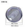 Fornecimento Transfronteiriço de Tampas para Copo de Carro de Camada Única 12oz 16oz 20oz 30oz Tampas de Copo de Plástico Transparentes Seladas à Prova de Vazamento