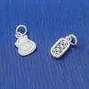 Plata Pura 999 Plata Maciza Atrae Fortuna Moneda Hueca de Cobre Bolsa de Dinero Colgante Cuerda Trenzada Hecha a Mano DIY Accesorio de Joyería de Plata