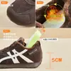 Tênis de Corrida Estilo Coreano Novo com Forro de Lã para Aumentar a Altura Interna para Mulheres Inverno 2026 Esportes Estudantis Sapatos Casuais Quentes Jcf-235