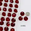 Dongzhou Crystal 8mm Fondo Plano Corte Fuego Artificial Diamante Redondo Superficie de Rejilla Colorida K9 Diamante de Vidrio Brillante al por Mayor Decoraciones para Arte de Uñas