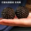 Madera negra, molino de viento de madera, madera de agar, pelota de ejercicio, pelota de juguete de mano, pelota de masaje, pelota para la palma de la mano, talla de madera maciza, durián