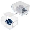 Caja de zapatos de almacenamiento de plástico PP transfronteriza, caja dura, se puede apilar para el hogar, a prueba de polvo, zapatos de baloncesto, almacenamiento transparente, zapatero, mueble zapatero