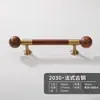 Alça de latão Novo estilo antigo chinês porta de armário guarda-roupa sapateira móveis estilo minimalista francês nogueira alça longa