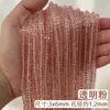 Ábaco de Vidro Contas Espaçadoras Acessórios Pulseira Não Desbota Colar Contas Pulseira DIY Contas de Vidro Contas Soltas Espaçador