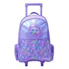 Mochila Escolar con Carrito Australiana de Gran Capacidad, Diseño de Dibujos Animados, Mochila con Ruedas para Estudiantes de Primaria y Secundaria
