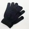 Luvas de Tela de Toque para Homens e Mulheres no Inverno, à Prova de Frio e Quentes para Ciclismo, Tricotadas Estilo K, Cor Lisa, Proteção do Trabalho, Luvas de Trabalho Resistentes ao Desgaste para Cabelo