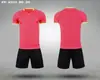 Uniformes de Fútbol para Adultos y Niños Uniformes de Entrenamiento de Secado Rápido Transpirables de Manga Corta Uniformes de Equipo para Partidos de Fútbol Trajes de Camiseta