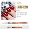 Set de Plumas para Manicura Japonesa Transfronterizo Portaplumas de Aleación 16 Plumas Pintadas Línea de Dibujo Brocha para Arte de Uñas con Flor de Fototerapia Herramienta