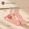 Percha de Plástico Recubierto Engrosada, Sin Costuras y Antideslizante, Adecuada para Uso en Hogar y Dormitorio de Adultos, Doble Propósito para Secar Ropa Húmeda y Seca, Percha Universal