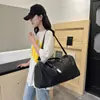 Bolso de Viaje Transfronterizo de Cuero PU, Bolso de Viaje de Negocios para Hombre, Gran Capacidad, Bolso de Viaje de Cuero Suave de Gama Alta para Entrenamiento y Fitness