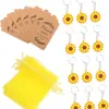 Set de Llaveros de Girasol Recuerdos de Fiesta Decoración de Cumpleaños Boda Bautizo Colgante de Regalo de Cumpleaños