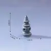 Rocalla artificial en miniatura estilo chino y lámpara de piedra para micropaísajes, jardinería, bonsái, decoraciones DIY y adornos pequeños para terrarios en miniatura
