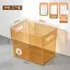 Cesta de Armazenamento Antibacteriana para Geladeira BNBS Caixa de Armazenamento de Alimentos de PP de Grau Alimentício Caixa Organizadora para Porta Lateral de Geladeira