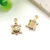 Acessórios de Joias DIY Pingente Série Oceano Ouro Kc Tartaruga Polvo Concha Estrela do Mar Estrela Pulseira Colar Pingente