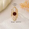 Anel Aberto Flor Vazada de Moda Vintage Estilo Palácio Tendência e Único Adequado para Mulheres Usarem em Banquetes