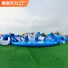 Equipo para parque acuático inflable para adultos con soporte para piscina, tobogán acuático, golpeador de agua, fabricantes de equipos grandes para parques acuáticos
