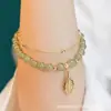 Pulsera de Jade Hetian para Mejores Amigas Estudiantes, Diseño Nicho Ins de Lujo Ligero, Simple y Versátil, Iluminadora, Regalo