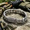 Pulsera Cubana con Patrón Tang para Hombre, Estilo Grueso, Única, Moderna, Audaz, Motociclista, Estilo Callejero Hip Hop Europeo y Americano