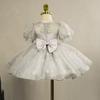 Passarela de casamento infantil Indústria pesada Piano Flor Menina Vestido de noite Vestido de princesa Anfitrião Aniversariante Vestido de desempenho da menina