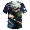AliExpress Naruto verano para hombre y mujer nueva camiseta de manga corta venta al por mayor de fábrica camiseta 3D para niños suministro directo transfronterizo